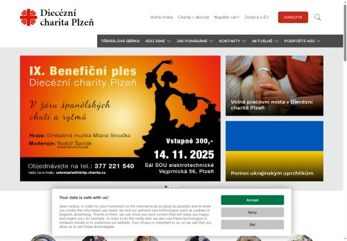 Zobrazit webové stránky Diecézní charita Plzeň