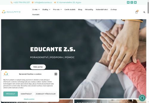 Zobrazit webové stránky Educante z.s.