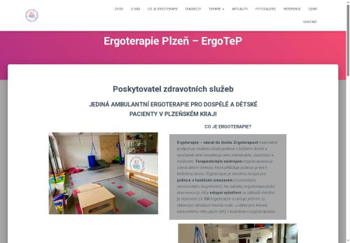 Zobrazit webové stránky Ergoterapie Plzeň – ErgoTeP