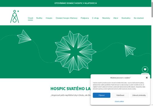 Zobrazit webové stránky Hospic svatého Lazara, z.s.
