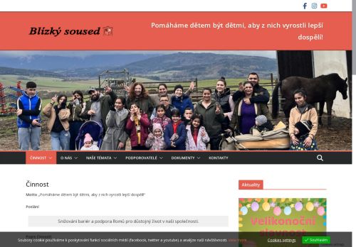 Zobrazit webové stránky Blízký soused, z.s.