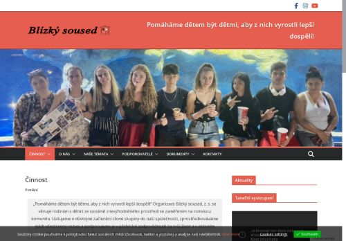 Zobrazit webové stránky Blízký soused, z.s.