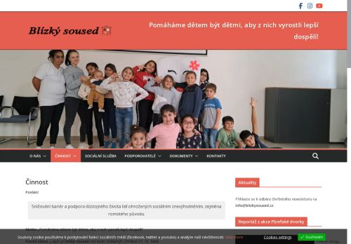 Zobrazit webové stránky Blízký soused, z.s.