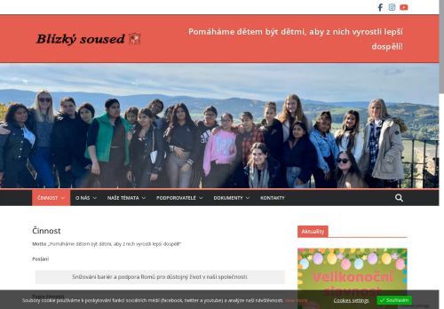 Zobrazit webové stránky Blízký soused, z.s.