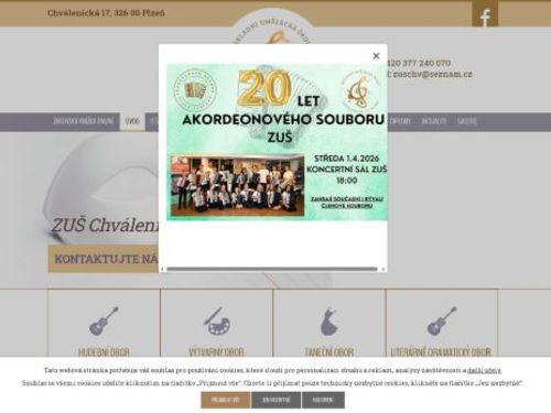 Základní umělecká škola, Plzeň, Chválenická