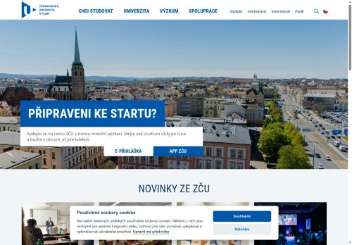 Zobrazit webové stránky Západočeská univerzita v Plzni
