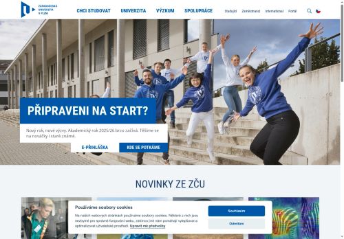 Zobrazit webové stránky Západočeská univerzita v Plzni