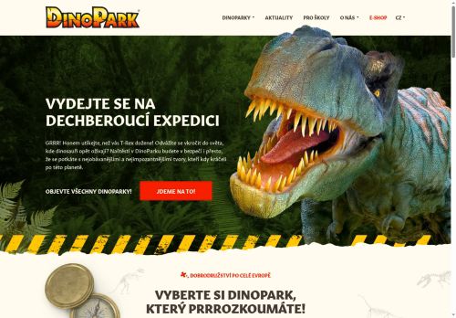 Zobrazit webové stránky DinoPark ZOO Plzeň