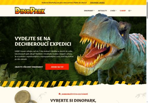 Zobrazit webové stránky DinoPark ZOO Plzeň