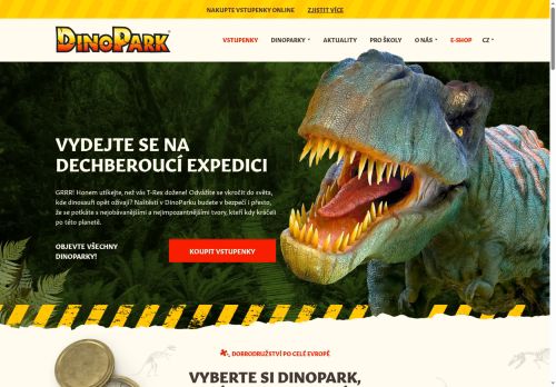 Zobrazit webové stránky DinoPark ZOO Plzeň