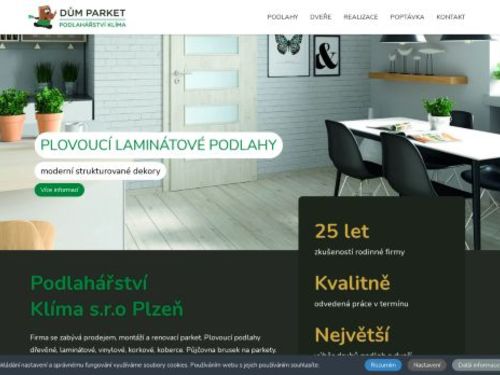 Dům parket - Podlahářství Klíma