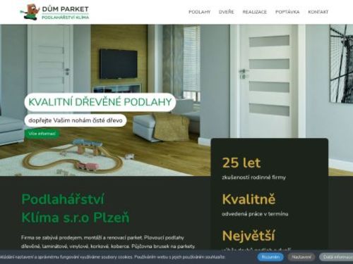 Dům parket - Podlahářství Klíma