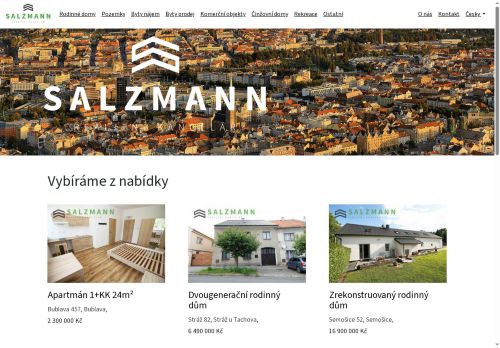 Zobrazit webové stránky Realitní kancelář SALZMANN