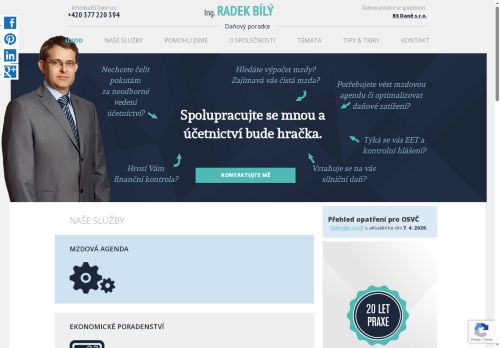 Zobrazit webové stránky Daňový poradce - Ing. Radek Bílý