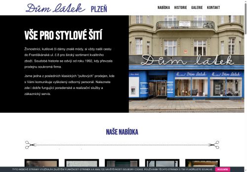 Zobrazit webové stránky Dům látek