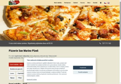 Zobrazit webové stránky Pizzerie San Marino