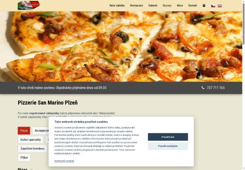 Zobrazit webové stránky Pizzerie San Marino