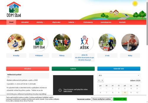 Zobrazit webové stránky Dům dětí a mládeže Stod