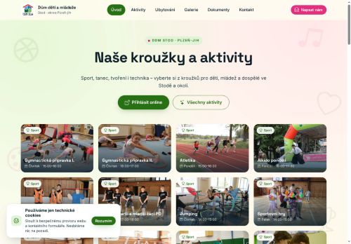 Zobrazit webové stránky Dům dětí a mládeže Stod