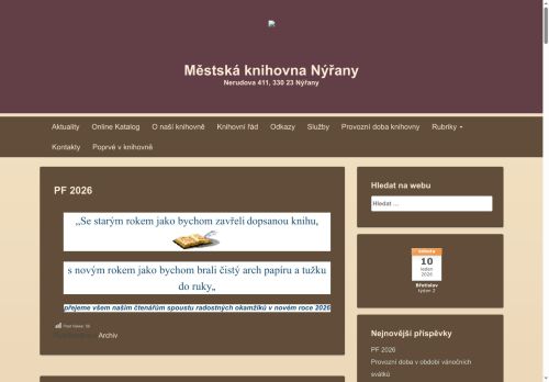 Zobrazit webové stránky Městská knihovna Nýřany