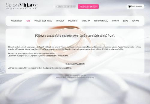 Zobrazit webové stránky Salon Miriam