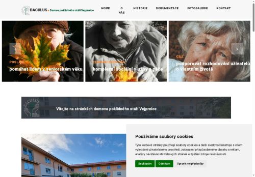 Zobrazit webové stránky Domov poklidného stáří Vejprnice