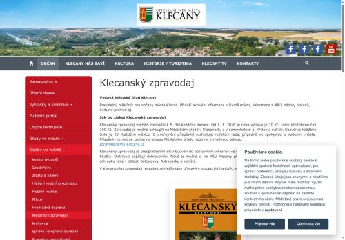 Zobrazit webové stránky Klecanský zpravodaj