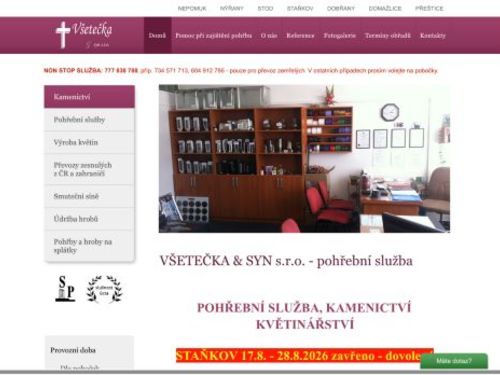 Pohřební služba Všetečka & syn