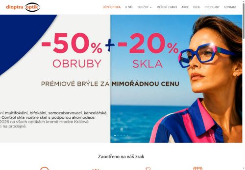 Zobrazit webové stránky Dioptra optik