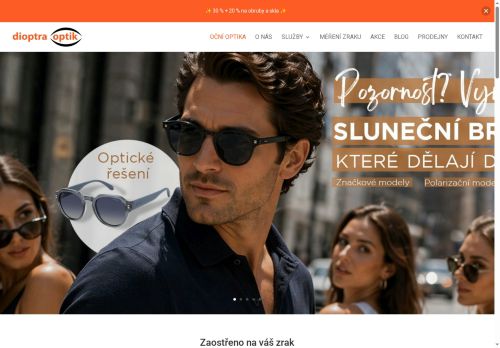 Zobrazit webové stránky Dioptra optik