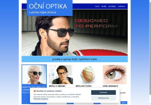Zobrazit webové stránky Oční optika Ludmila Hájek Jíchová - oční ordinace