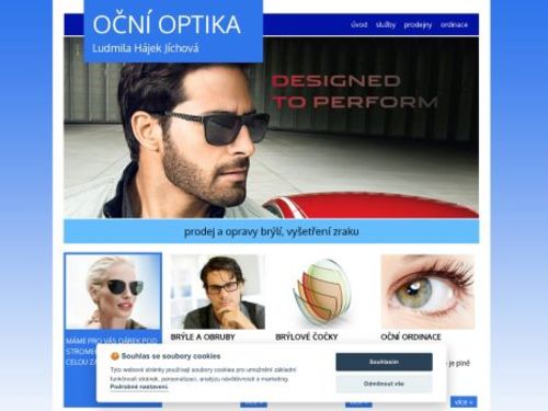 Oční optika Ludmila Hájek Jíchová - oční ordinace