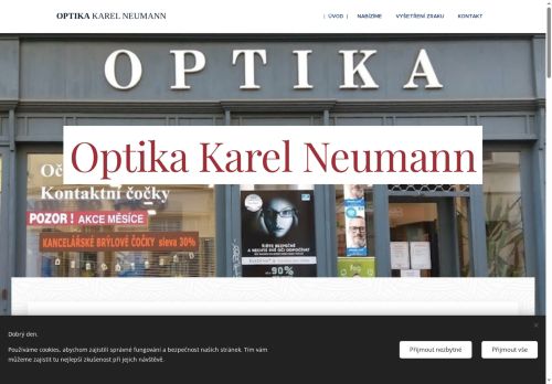 Zobrazit webové stránky Optika Karel Neumann