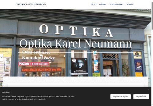 Zobrazit webové stránky Oční optika Karel Neumann - oční ordinace