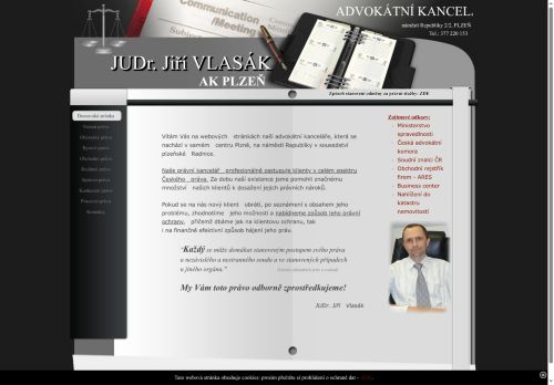 Zobrazit webové stránky Advokátní kancelář - JUDr. Jiří Vlasák