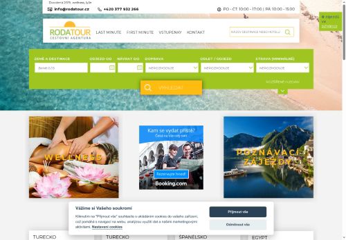 Zobrazit webové stránky Cestovní agentura - RODATOUR
