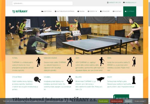 Zobrazit webové stránky Tělovýchovná jednota Nýřany