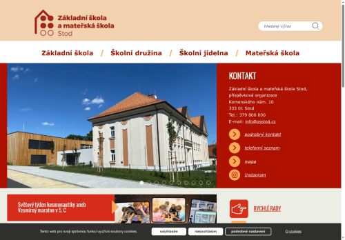 Zobrazit webové stránky Základní škola a mateřská škola Stod