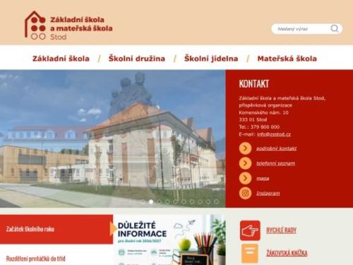 Základní škola a mateřská škola Stod