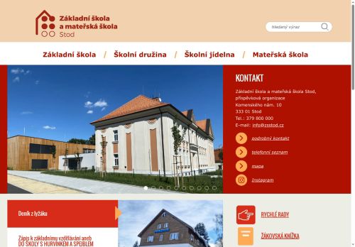 Zobrazit webové stránky Základní škola a mateřská škola Stod