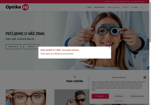 Zobrazit webové stránky Optika HB