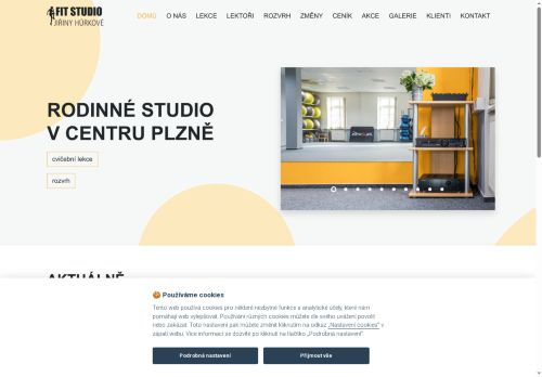 Zobrazit webové stránky Fit studio Jiřiny Hůrkové