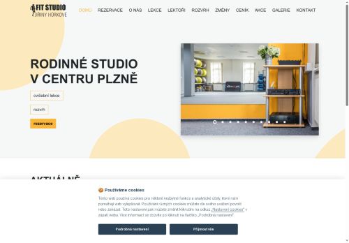 Zobrazit webové stránky Fit studio Jiřiny Hůrkové
