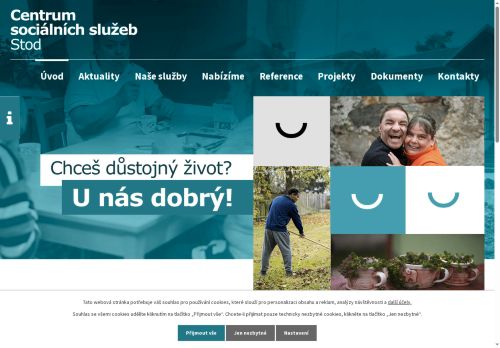 Zobrazit webové stránky Centrum sociálních služeb Stod
