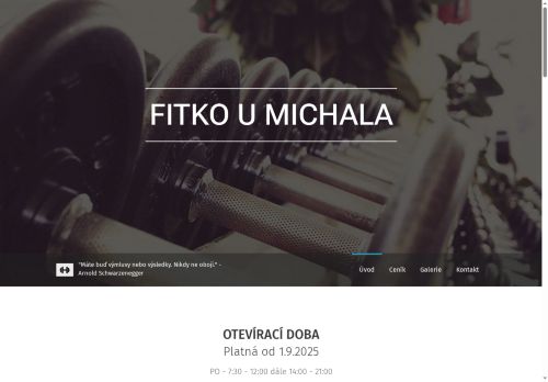 Zobrazit webové stránky Fitko U Michala
