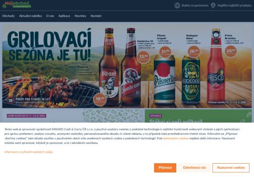 Zobrazit webové stránky Můjobchod - Potraviny Sokolovská