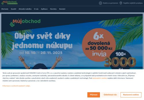 Zobrazit webové stránky Můjobchod - Potraviny Sokolovská