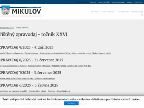 Zpravodaj města Mikulov