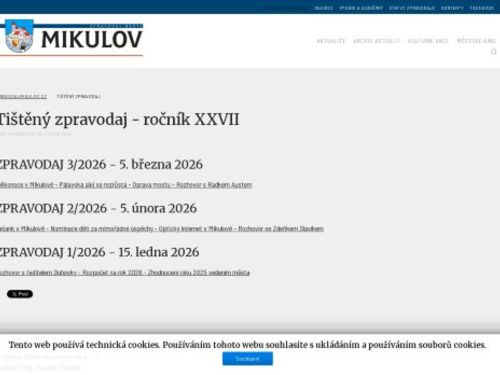 Zpravodaj města Mikulov