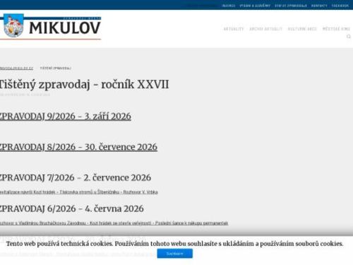Zpravodaj města Mikulov